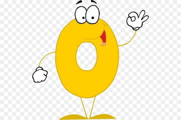 Цифра 0 с глазками