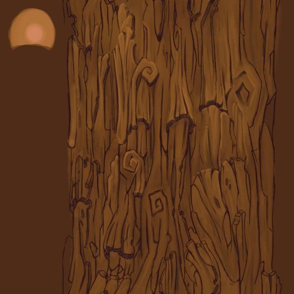 Handpaint дерево