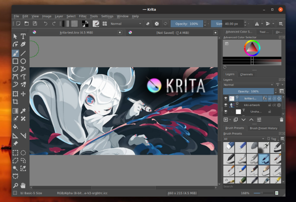 Krita редактор