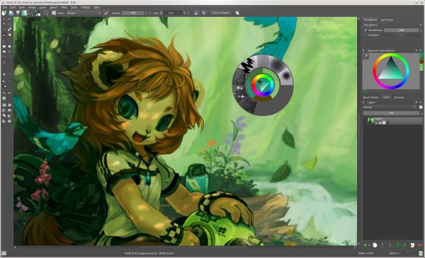 Графический редактор Krita