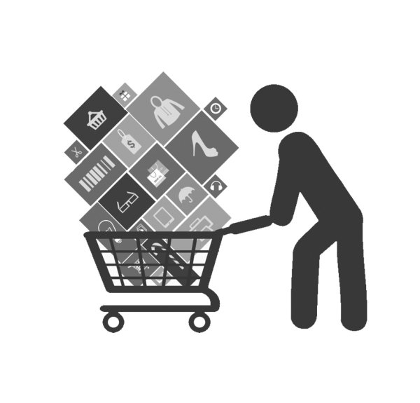 Розничная торговля иллюстрация