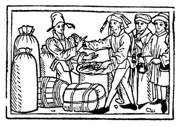 Торговля раскраска