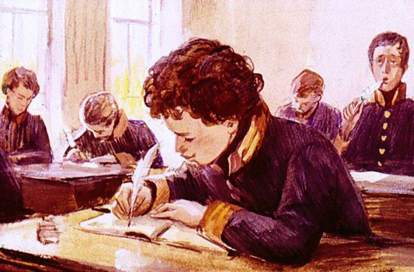 Александр Сергеевич Пушкин в лицее