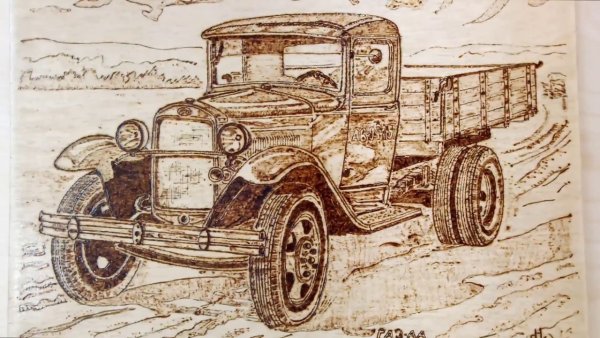 Урал ЗИС 5в лесовоз