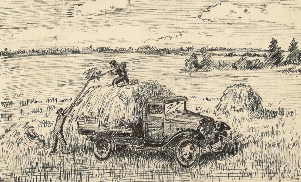 Автомобиль ЗИС полуторка