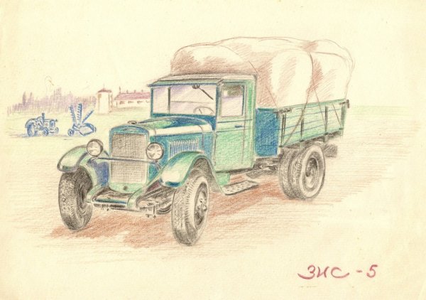 Полуторка раскраска