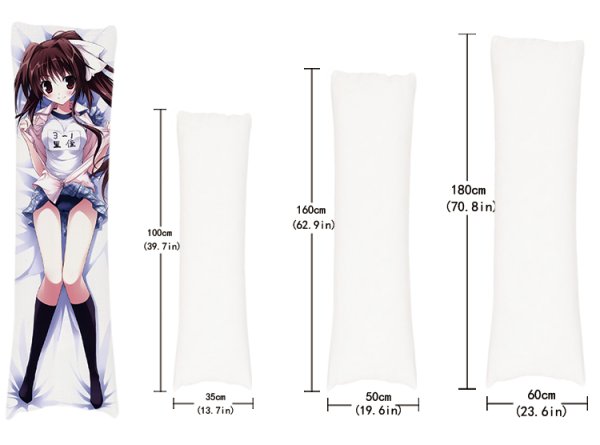 Дакимакура Размеры