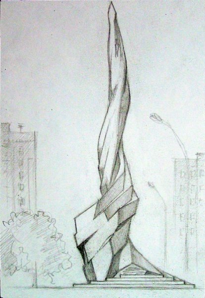 Эскизы монументов героям Великой Отечественной войны