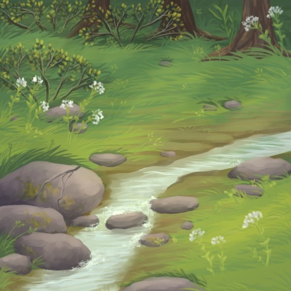 Мультяшные пейзажи