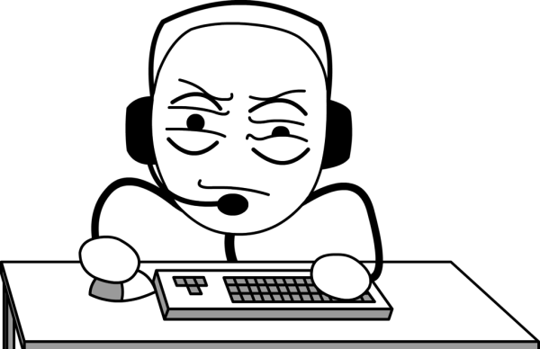 Нарисованный геймер