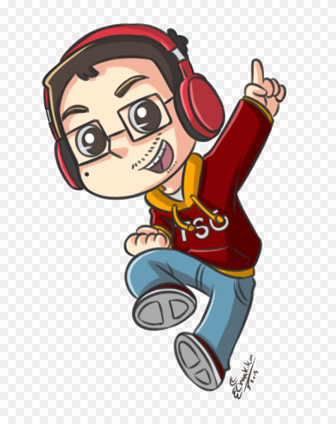 Геймер мультяшный