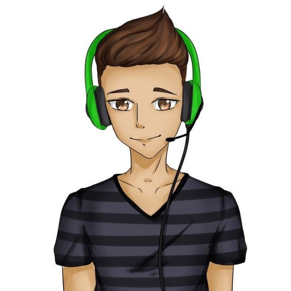 Нарисованный геймер