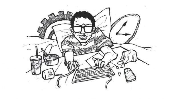 Задрот иллюстрация