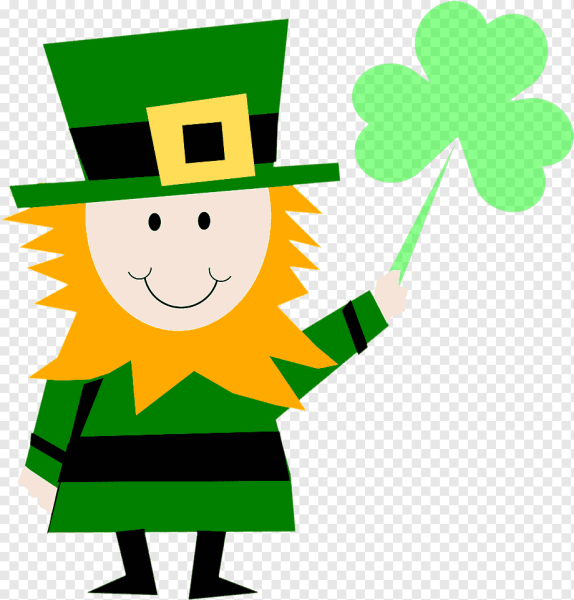 Клевер Ирландия символ Лепрекон