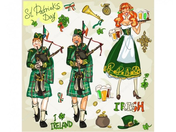 Ирландские иллюстрации