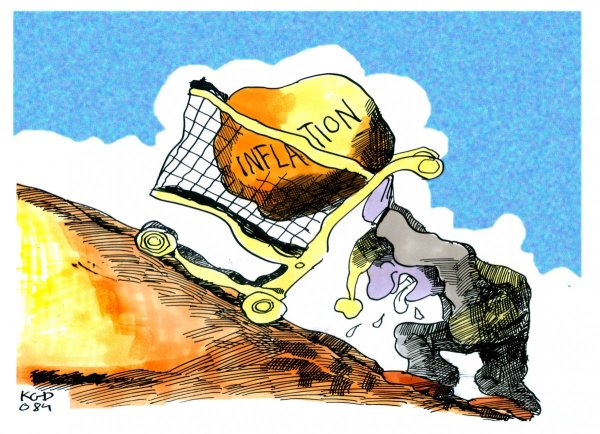 Инфляция на прозрачном фоне