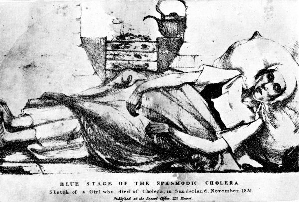 Больные холерой рисунки