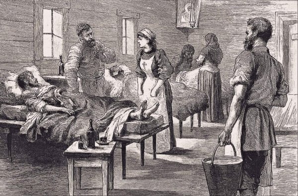 Испанский грипп карикатура