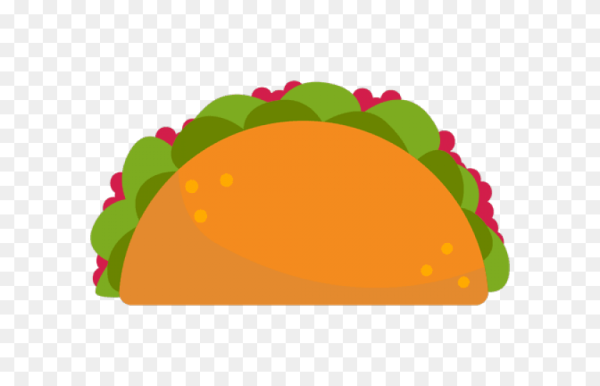 Мультяшный тако еда