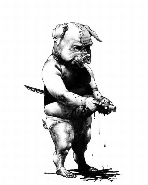 Умопомрачительные жесткие рисунки