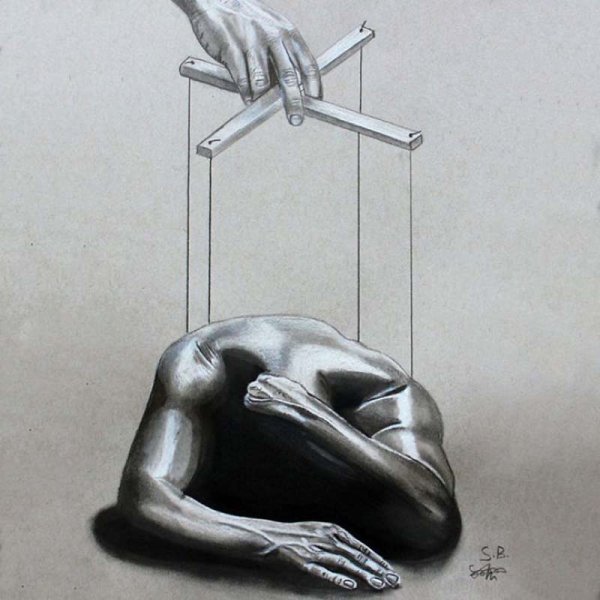 Насилие Художественные рисунки