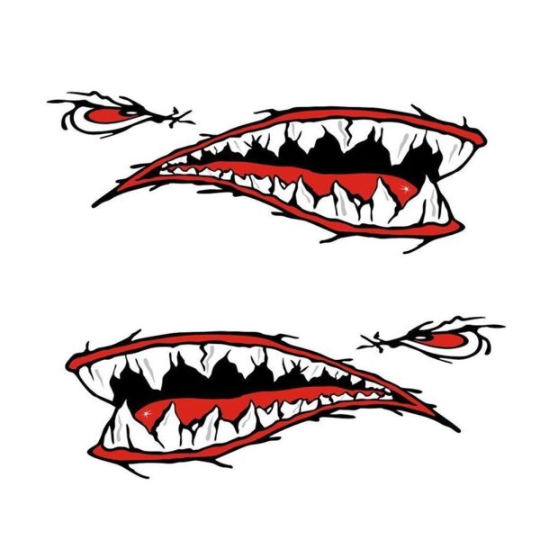 Аниме рот зубы клыки референс