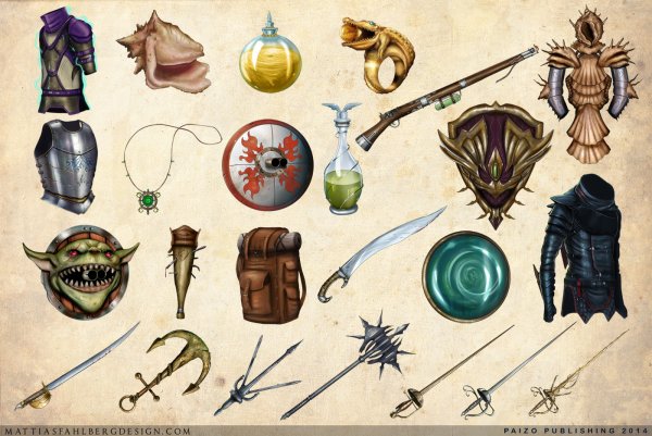 Снаряжение DND 5e