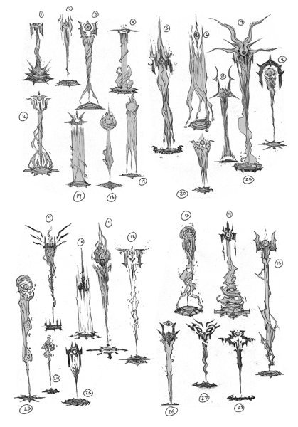 Зарисовки артефактов
