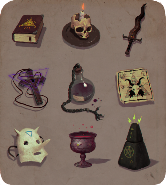 Карточки артефактов ДНД