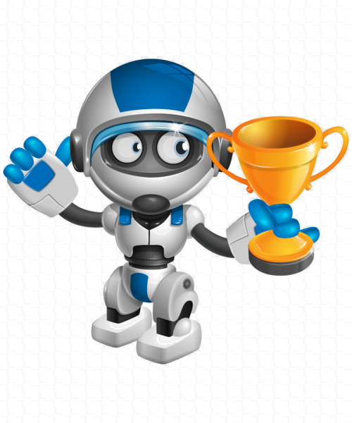 Робототехника на прозрачном фоне