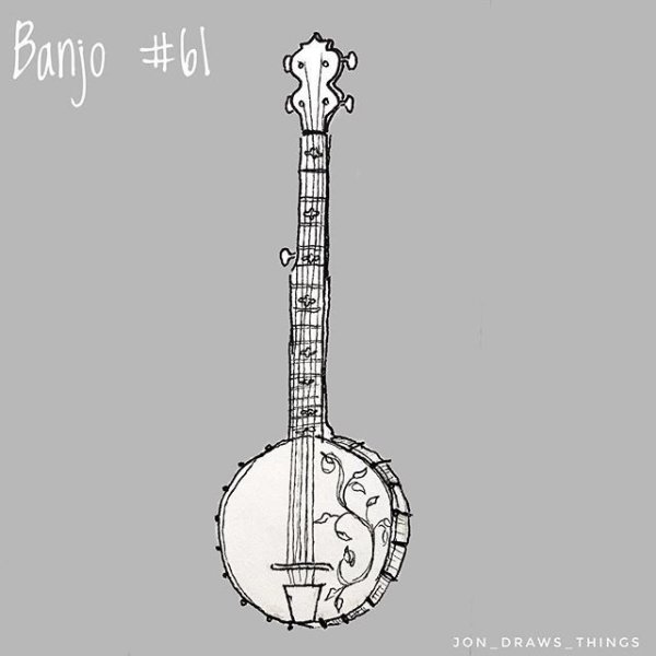 Банджо для срисовки