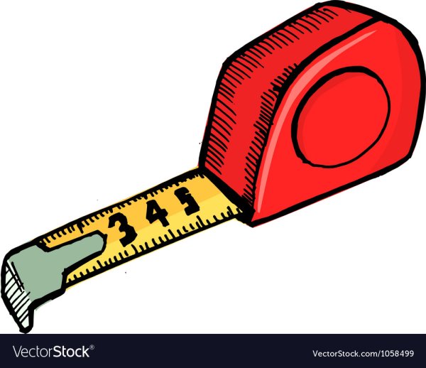 Рулетка измерительная вектор