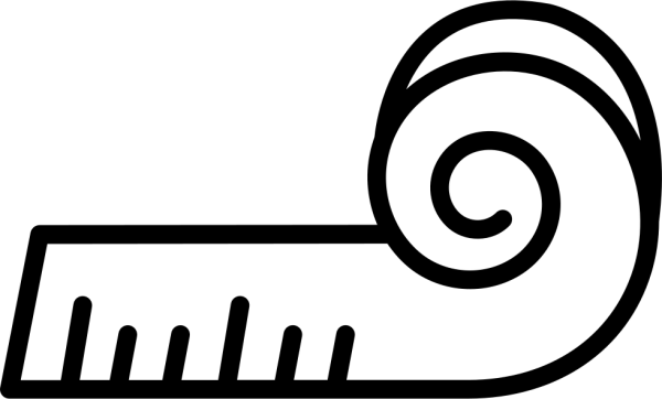 Векторное изображение сантиметровая лента