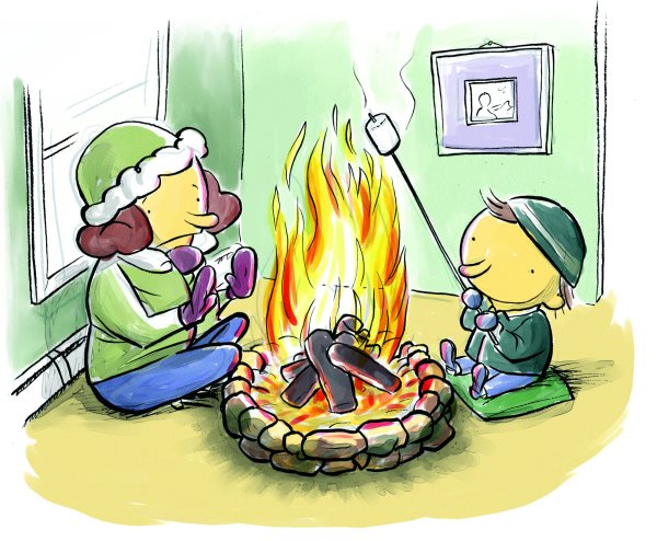 Тепло в доме для дошкольников