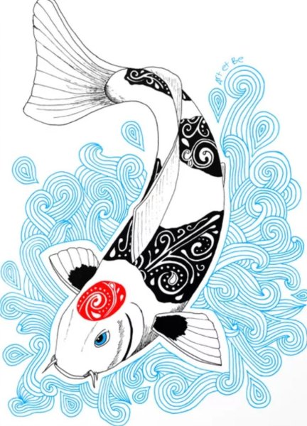 Эскиз рыбы