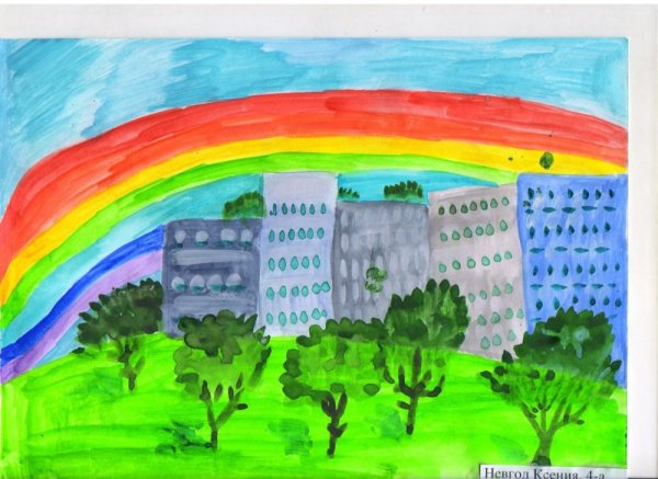 Рисунок Миасс мой любимый город