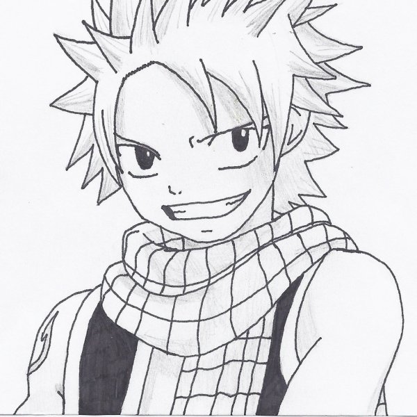 Нацу Драгнил раскраска