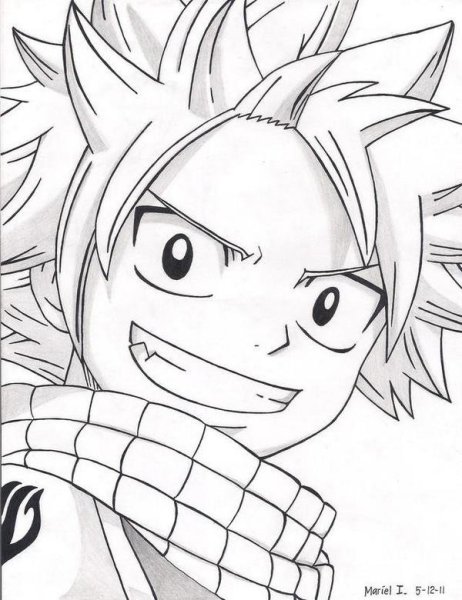 Нацу хвост феи рисунок