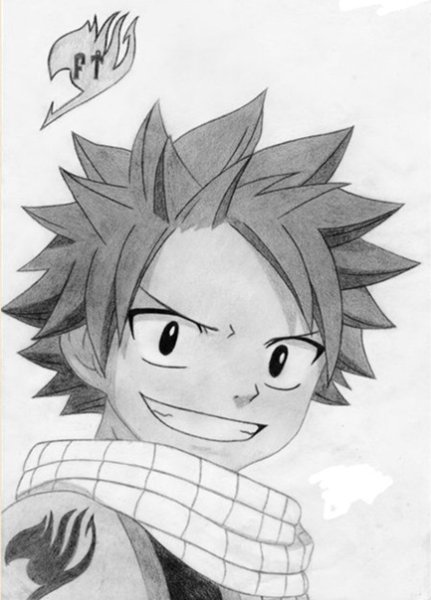 Аниме для срисовки Нацу