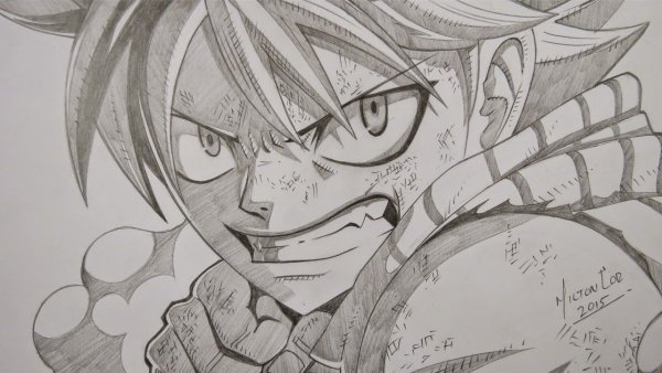 Рисунки аниме хвост феи