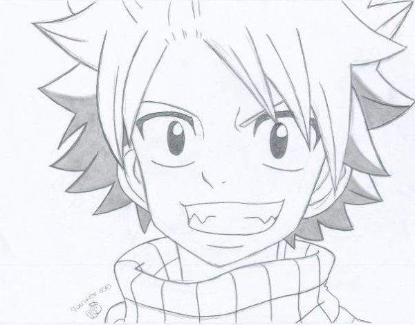 Нацу Фейри Тейл нарисовать