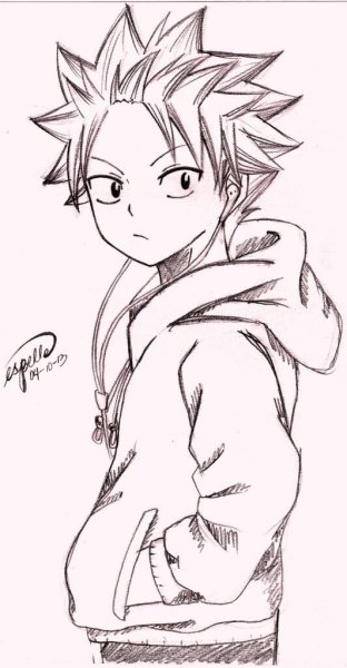 Нацу Драгнил скетч