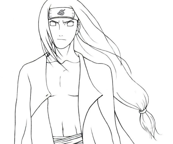 Неджи Хьюго карандашом