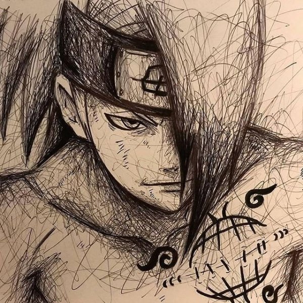 Неджи Хьюго для срисовки