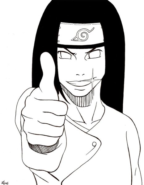 Манга Наруто Неджи