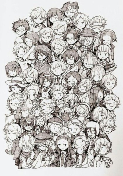 Бродячие псы Чиби Манга