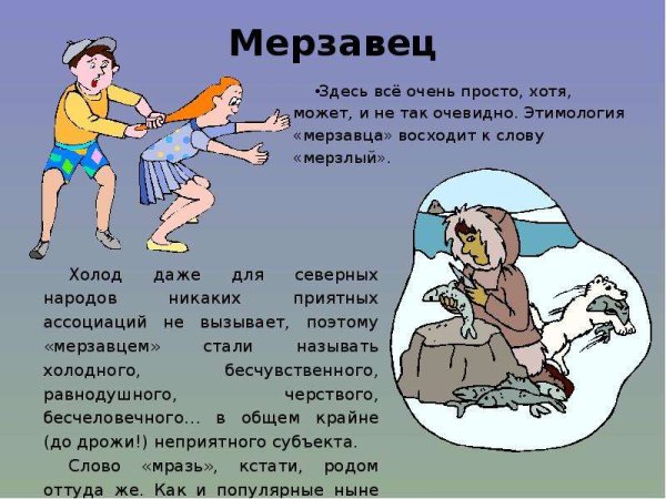 Презентация этимология слов