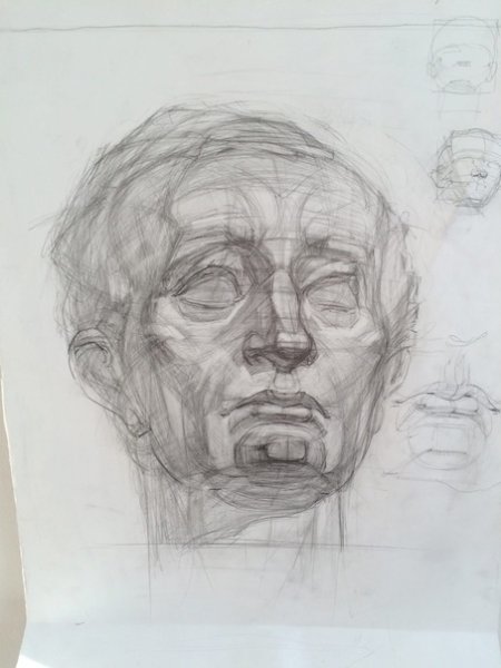 Академия Штиглица голова Гаттамелата