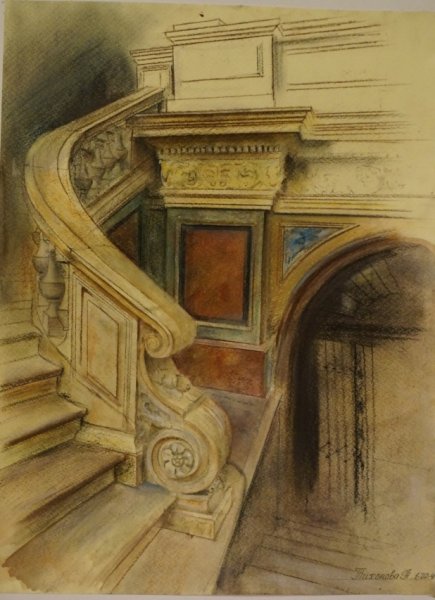 Академия Штиглица Санкт-Петербург винтовая лестница