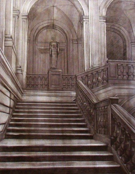 Лестница Академии художеств Штиглица